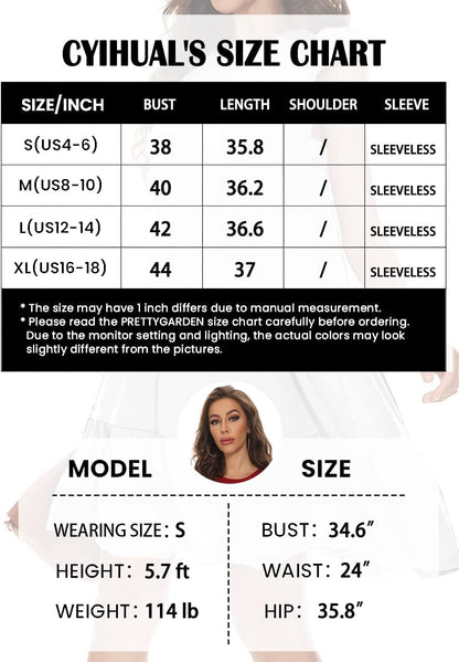 Women'S Summer Dress Sleeveless Ruffle Sleeve Sexy Crew Neck Mini Dress Western Loose Casual Dress Red L